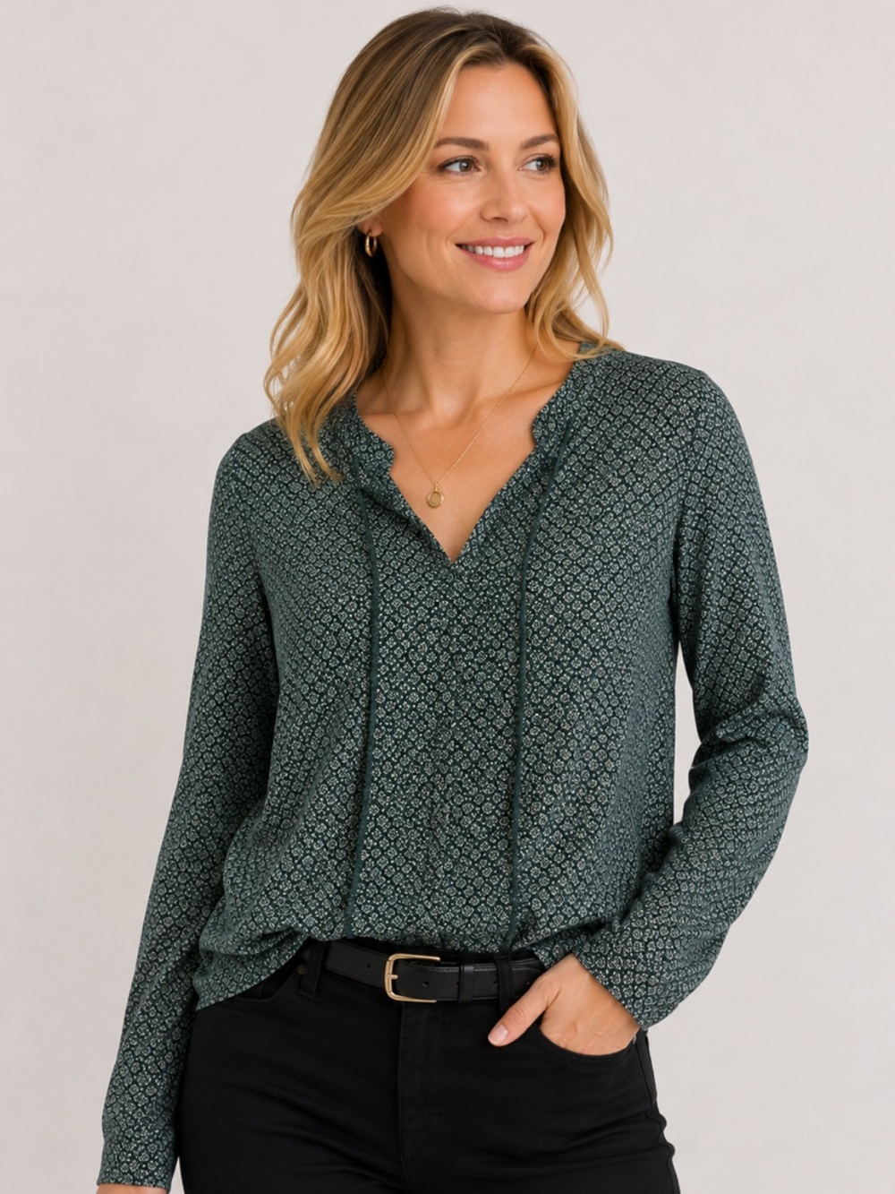 LOFT long sleeve blouse